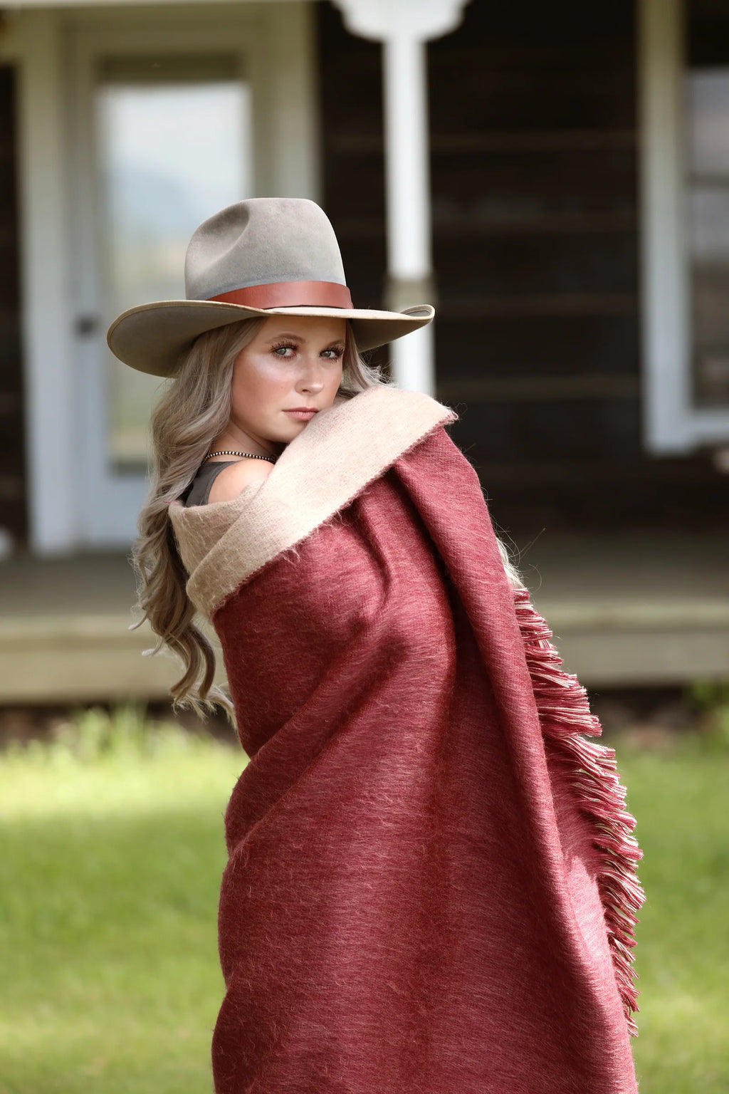 Shangr-La Brushed Alpaca Throw Blanket