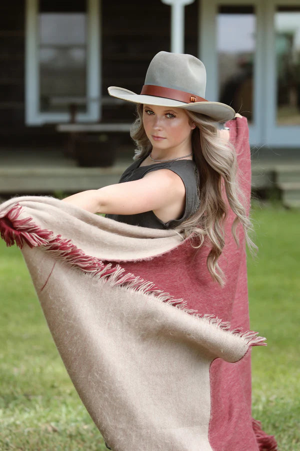 Shangr-La Brushed Alpaca Throw Blanket