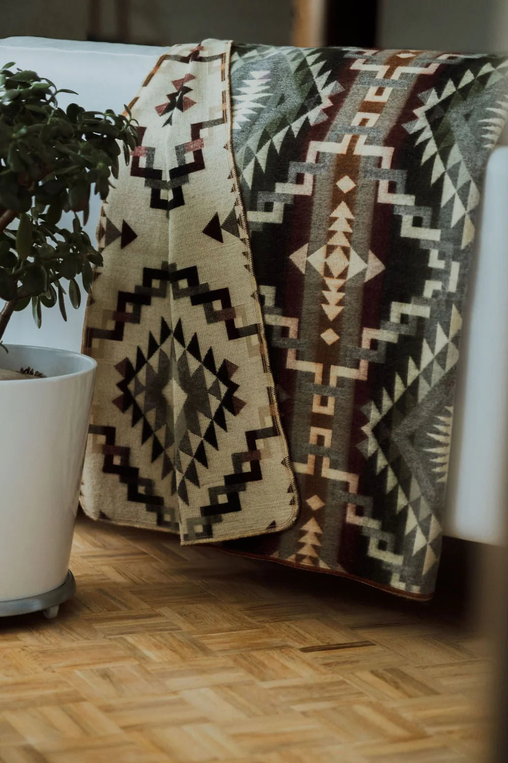 Machu Picchu Alpaca Large Blanket