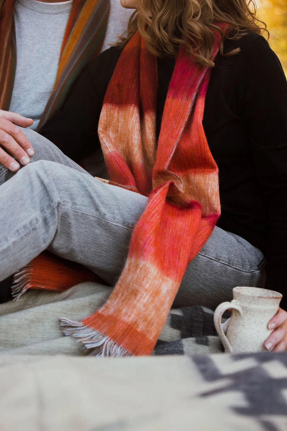 Orange Ombre Scarf