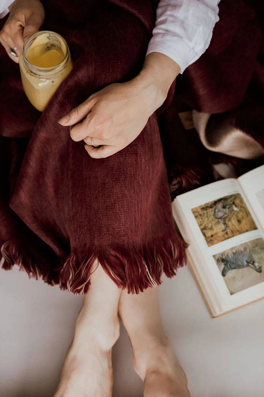 Shangr-La Brushed Alpaca Throw Blanket