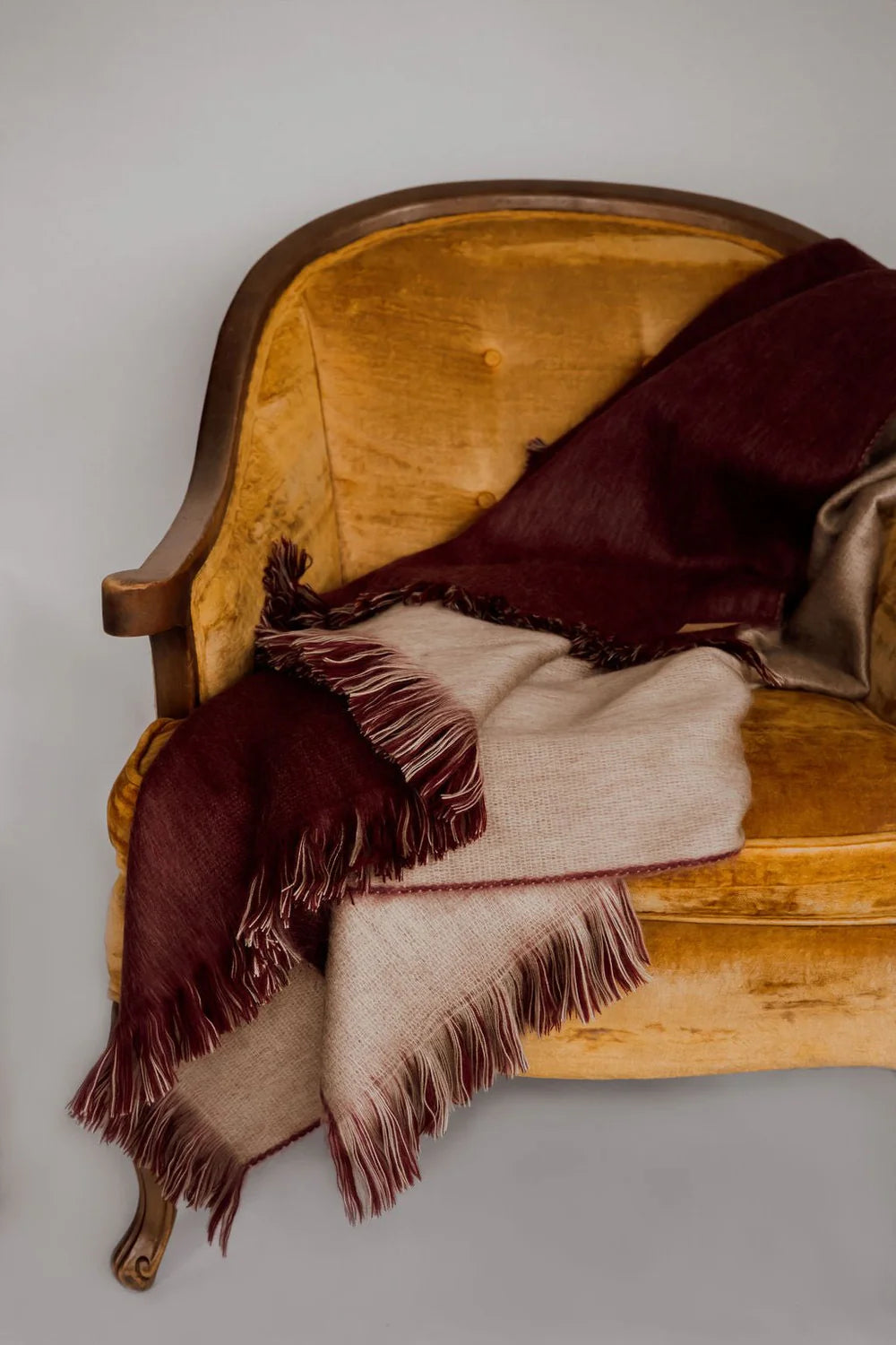 Shangr-La Brushed Alpaca Throw Blanket