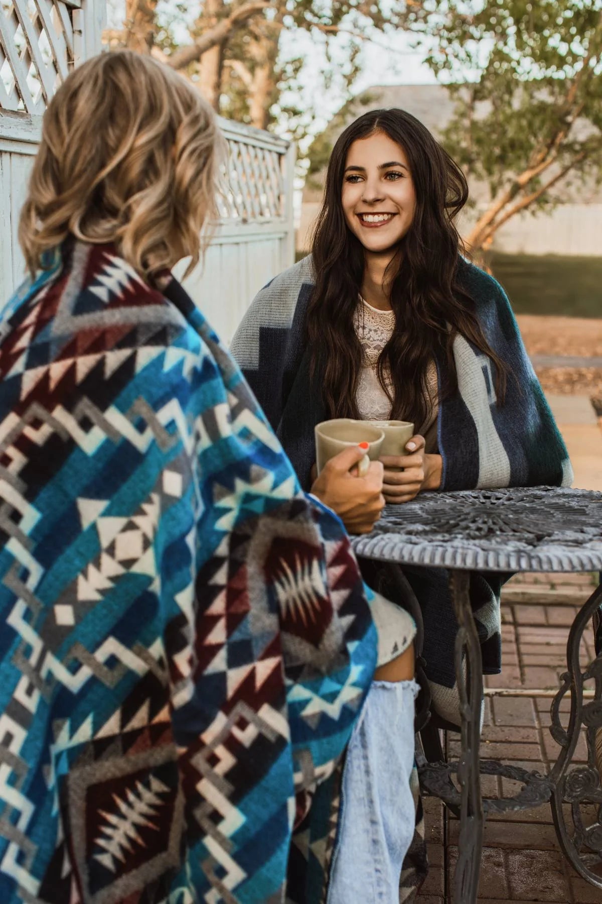 Sierra Surf Large Alpaca Blanket