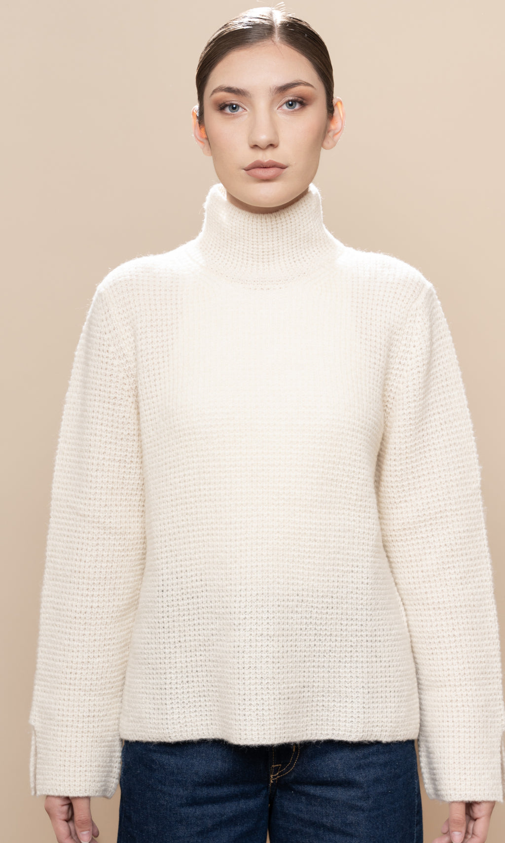 Muskoka Ladies Bell Sleeve Alpaca Sweater